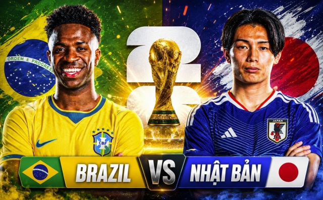 Brazil hướng đến chiến thắng trước Nhật Bản ở vòng 32 đội
